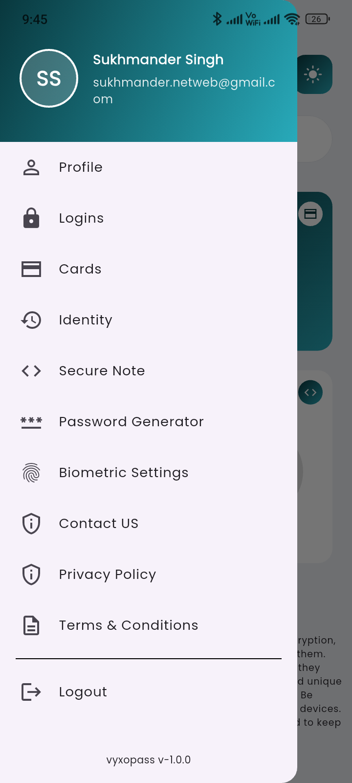 Side Menu